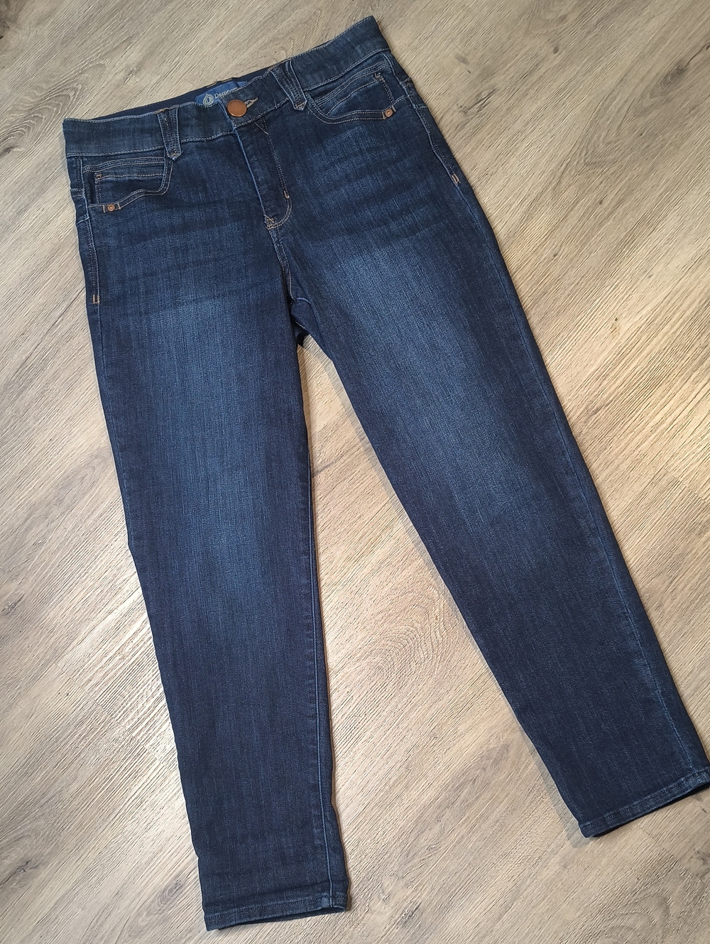 S1221 Skinny Ankle Jeans Democracy Ab Solution Women's Dark Wash Jeans Size 8